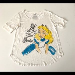 Disney Store Boutique Alice In Wonderland Shirt